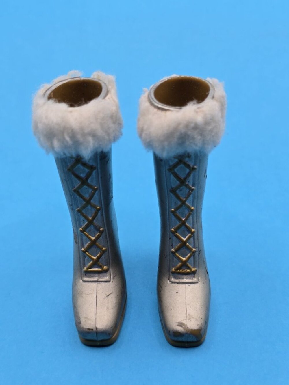 Bratz Shoes Holiday 4th Edition Meygan Wedge Silver Boots Replacement